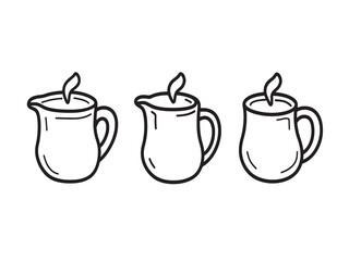 Gravy Icon Minimalist Line Art