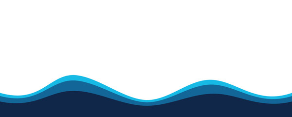 abstract blue wave background