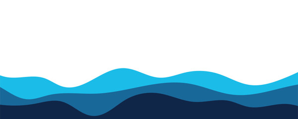 abstract blue wave background