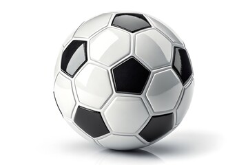 Obraz premium High-quality 3D soccer ball, perfect for sports, or advertising.