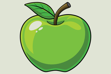 APPLE VECTOR ILLUSTRATION.