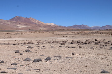 Lagoons, volcanoes and geysers in the Uyuni desert