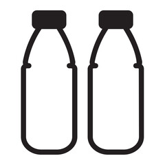 water bottle glyph icon