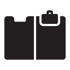 clipboard glyph icon