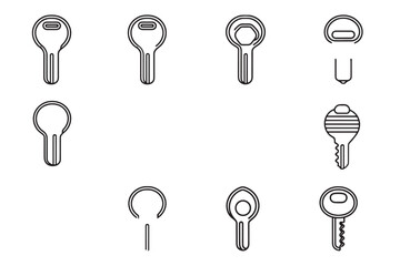 Minimalist Khachapuri Icon in Line Art