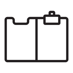clipboard line icon
