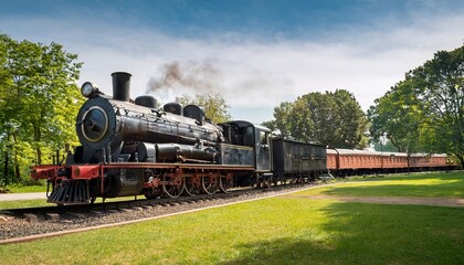 old steam train