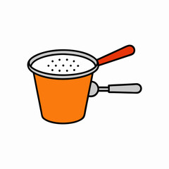 vector illustration of a cup