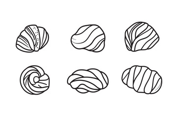 Kugelhopf Ultra Minimalist Line Art Icon