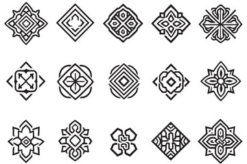 Labneh simple minimalist 2D line designs