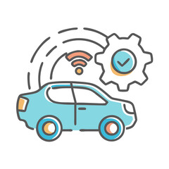 autonomous systems icon, autonomous systems vector illustration-simple illustration of autonomous systems, perfect for autonomous systems logos and icons