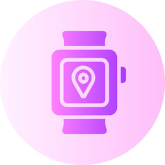 Smartwatch gradient icon