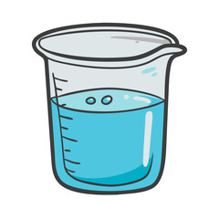 beaker icon, beaker vector illustration-simple illustration of beaker, perfect for beaker logos and icons