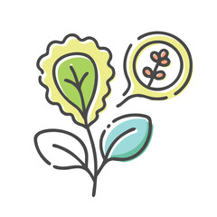 biology plant icon, biology plant vector illustration-simple illustration of biology plant, perfect for biology plant logos and icons
