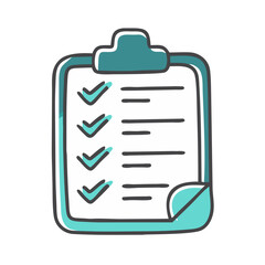 checklist icon, checklist vector illustration-simple illustration of checklist, perfect for checklist logos and icons