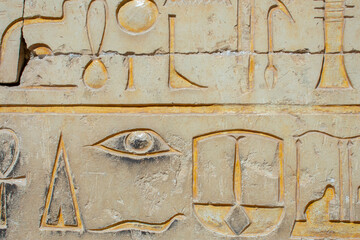 Mortuary Temple of Queen Hatshepsut in Deir El-Bahri, west bank, Luxor, Egypt. 