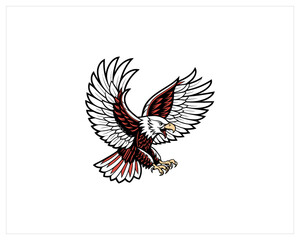Eagle Tattoo stock, Eagle Tattoo Vector Art, Icon Free SVG Download
