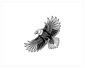 Eagle Tattoo stock, Eagle Tattoo Vector Art, Icon Free SVG Download