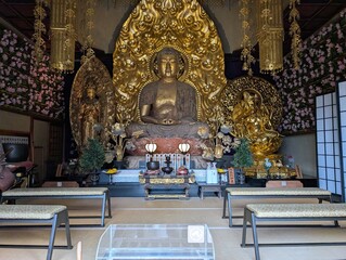 interior of the temple 