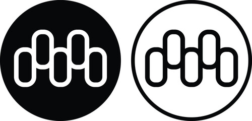 Bacteria Cell icon. icon in trendy and modern placeholder. isolated on white background. symbol for logo Bacteria Cell icon.
