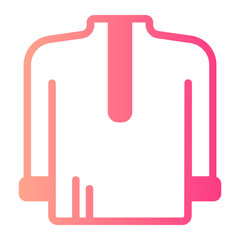 Jacket  gradient icon