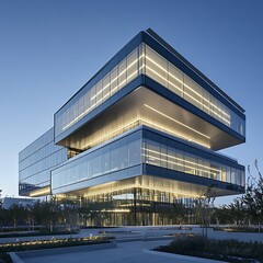 Futuristic city skyline with organic modern design high resolution picture