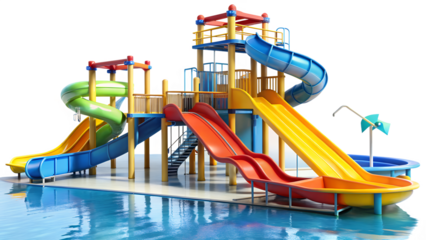 colorful playground equipment