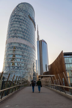 Unipol Tower in the city of Milan