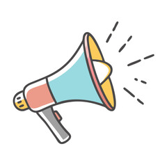megaphone icon, megaphone vector illustration-simple illustration of megaphone, perfect for megaphone logos and icons