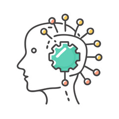 edge ai icon, edge ai vector illustration-simple illustration of edge ai, perfect for edge ai logos and icons