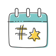 event hashtag icon, event hashtag vector illustration-simple illustration of event hashtag, perfect for event hashtag logos and icons