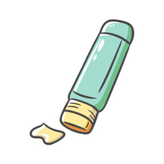glue stick icon, glue stick vector illustration-simple illustration of glue stick, perfect for glue stick logos and icons