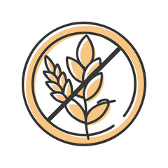 gluten free icon, gluten free vector illustration-simple illustration of gluten free, perfect for gluten free logos and icons