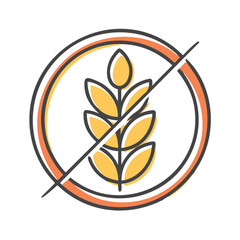 gluten free icon, gluten free vector illustration-simple illustration of gluten free, perfect for gluten free logos and icons