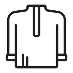 Jacket  line icon