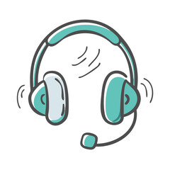 headphones icon, headphones vector illustration-simple illustration of headphones, perfect for headphones logos and icons