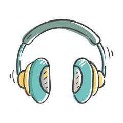 headphones icon, headphones vector illustration-simple illustration of headphones, perfect for headphones logos and icons