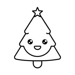 christmas tree cartoon