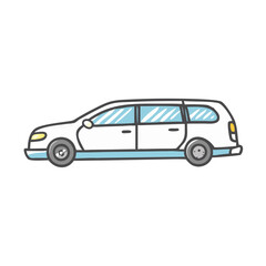 limousine icon, limousine vector illustration-simple illustration of limousine, perfect for limousine logos and icons