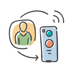 meeting host icon, meeting host vector illustration-simple illustration of meeting host, perfect for meeting host logos and icons