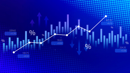GDP business concept, GDP Gross Domestic Product Gross Domestic Product GDP improvement concept, Arrow and charts, Business growth measure for size of economy compiled for country.