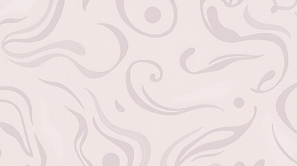 Fototapeta premium Subtle Light Gray Swirl Pattern on Pale Pink Background