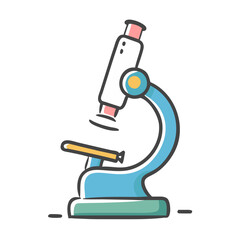 microscope icon, microscope vector illustration-simple illustration of microscope, perfect for microscope logos and icons