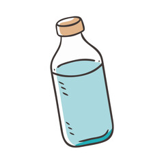 milk bottle icon, milk bottle vector illustration-simple illustration of milk bottle, perfect for milk bottle logos and icons