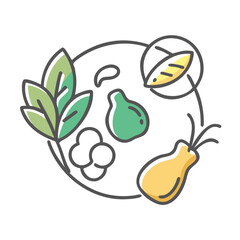 natural ingredients icon, natural ingredients vector illustration-simple illustration of natural ingredients, perfect for natural ingredients logos and icons