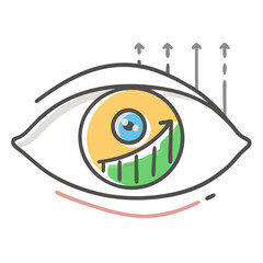 predictive analytics icon, predictive analytics vector illustration-simple illustration of predictive analytics, perfect for predictive analytics logos and icons