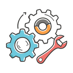 predictive maintenance icon, predictive maintenance vector illustration-simple illustration of predictive maintenance, perfect for predictive maintenance logos and icons