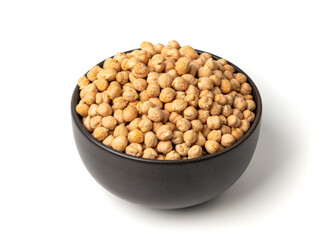 Chickpea, chick pea pile, dry Cicer arietinum fruits, raw Bengal gram legume, garbanzo beans