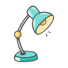 Fototapeta premium reading lamp icon, reading lamp vector illustration-simple illustration of reading lamp, perfect for reading lamp logos and icons