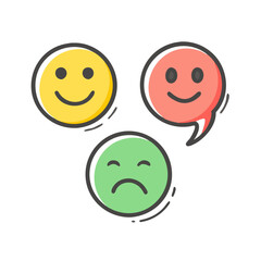 sentiment classifier icon, sentiment classifier vector illustration-simple illustration of sentiment classifier, perfect for sentiment classifier logos and icons